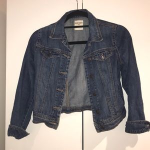 Old navy cropped short jean jacket